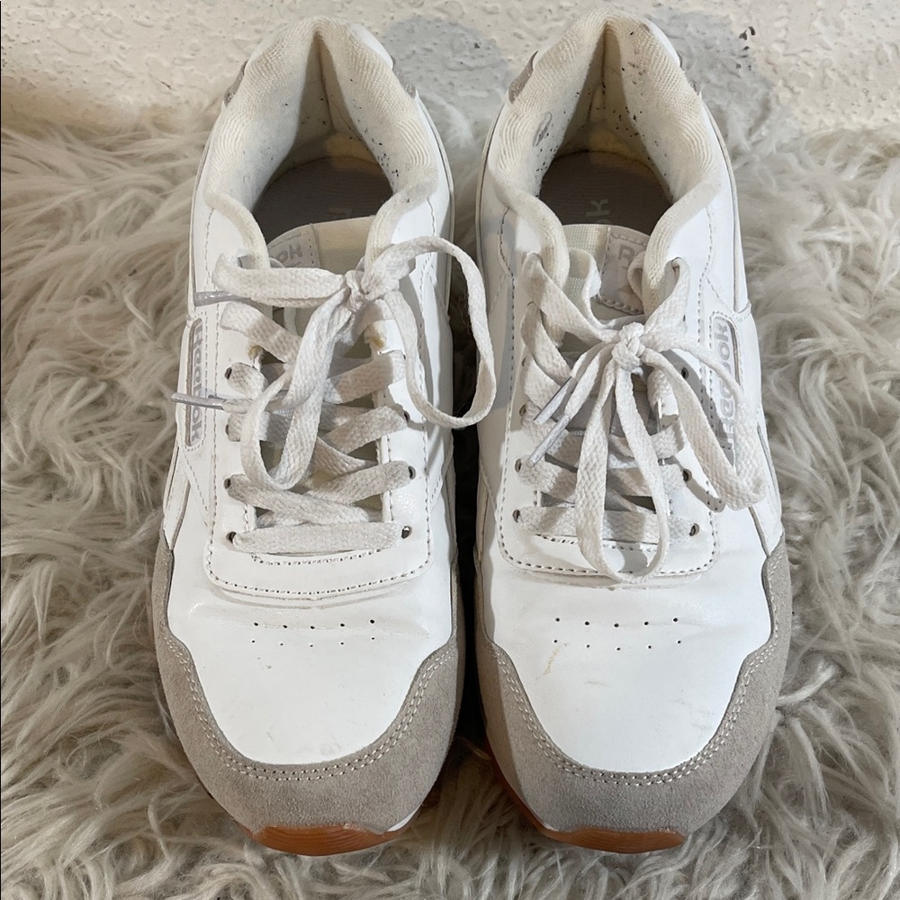Reebok Womens Classic Harmon FFC0119598 White Casual Shoes Sneakers Size 8.5 - Picture 2 of 11